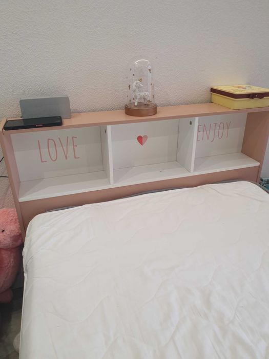 Cama infantil Branca e Rosa