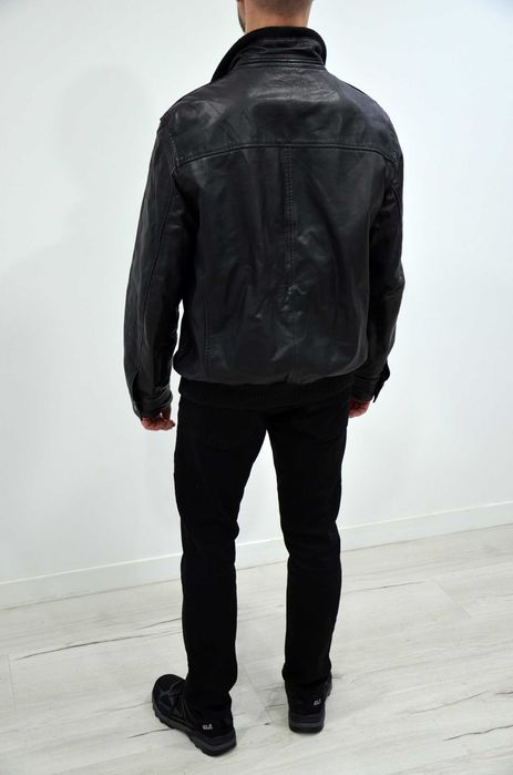 Warren & Parker, 100% натуральна шкіряна куртка, бомбер