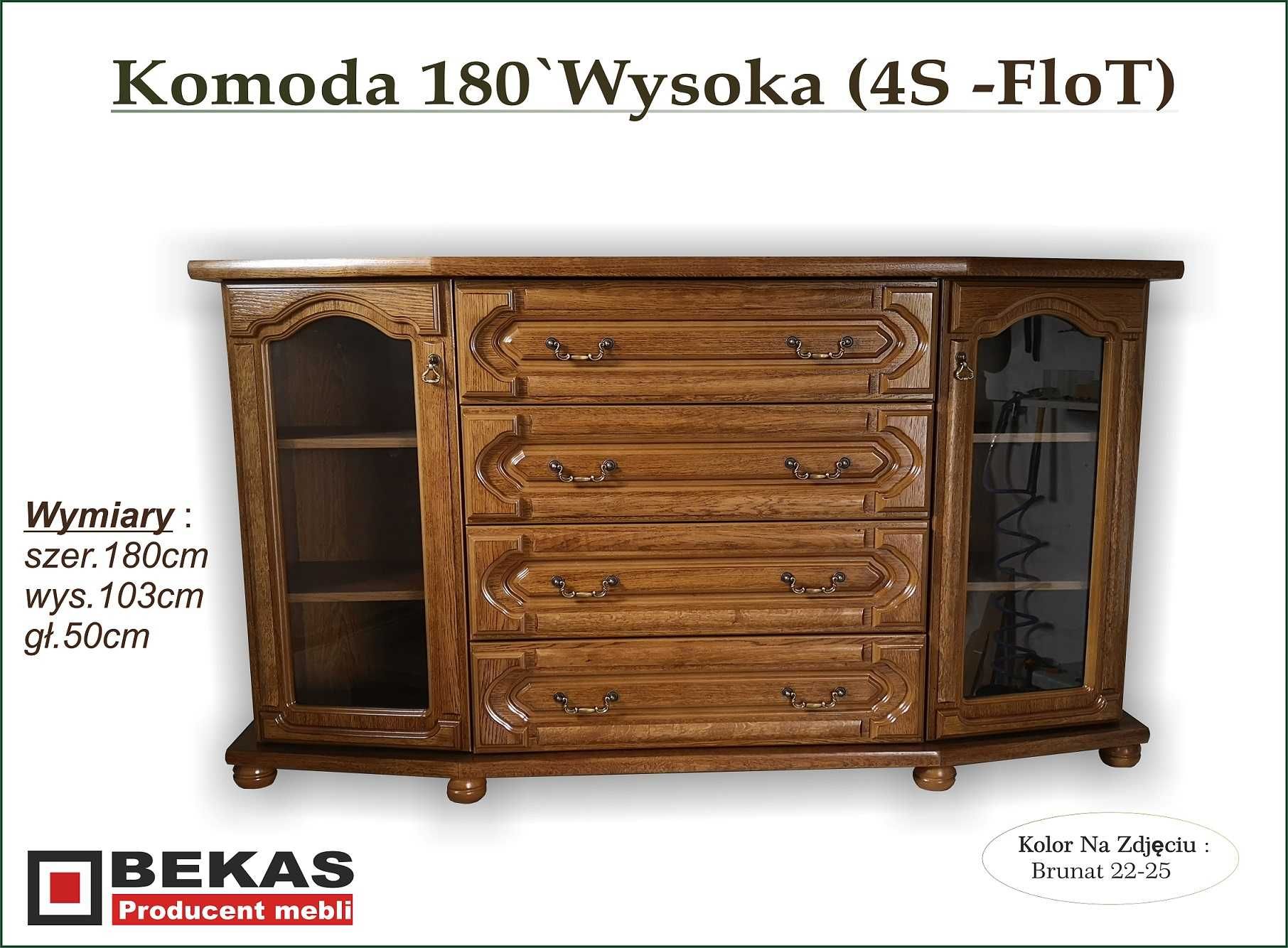 Stylowa komoda 160` nowa lakierowana Bekas