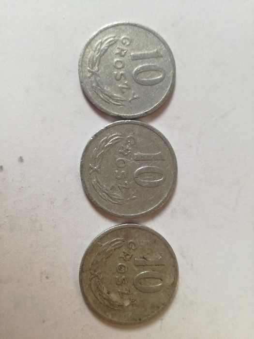 Moneta 10 groszy PRL