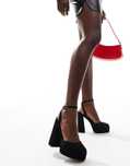 Туфли бархатные оксамитові велюровые asos