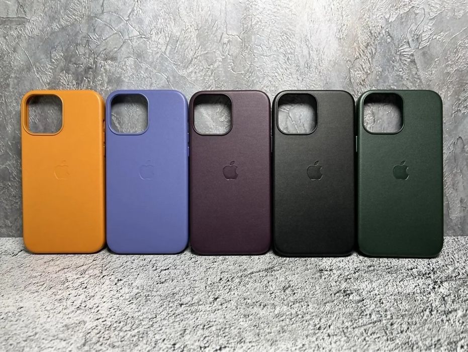 Кожаный чехол на iPhone 16 Pro Max и другие, про макс MagSafe арт. 13