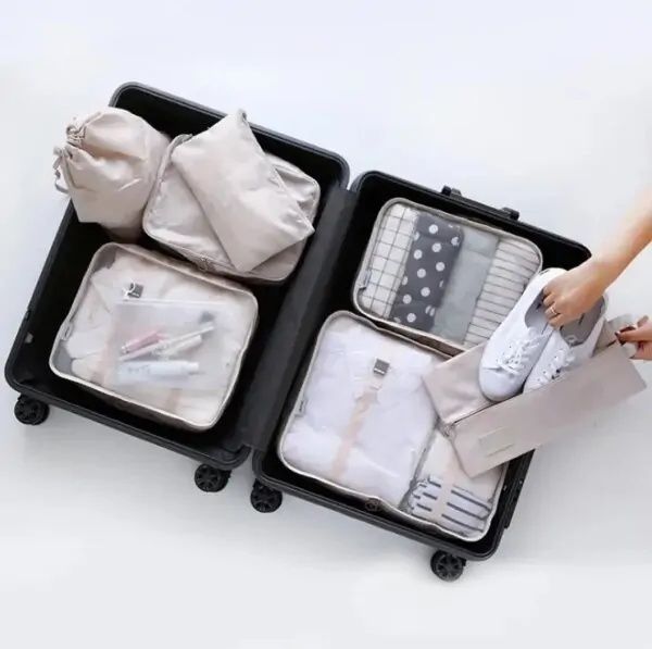 Сумка дорожня, органайзер для речей 8 предметів в 1