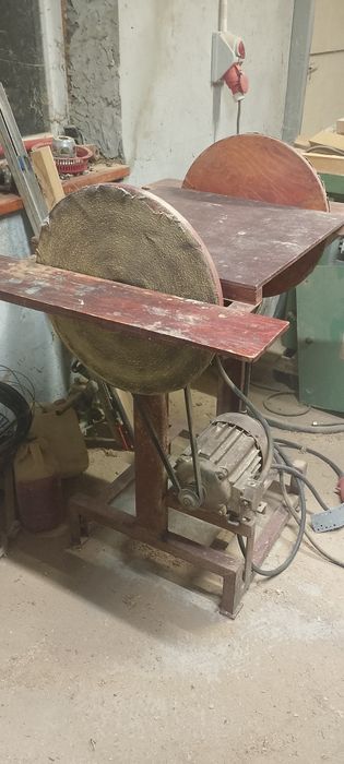 Szlifierka bebnowa dwu tarczowa