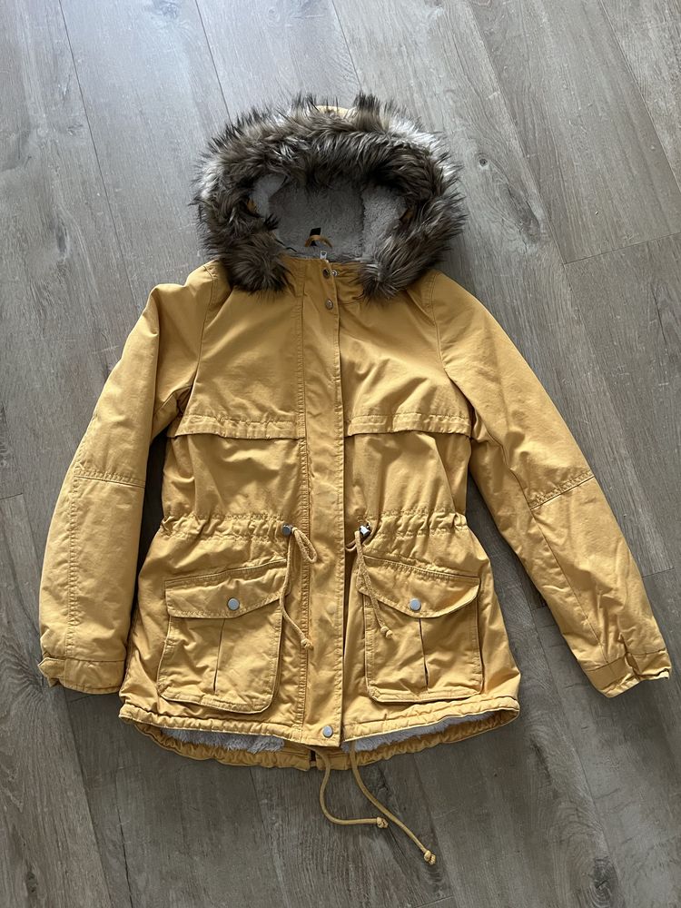 Kurtka parka H&M z kapturem