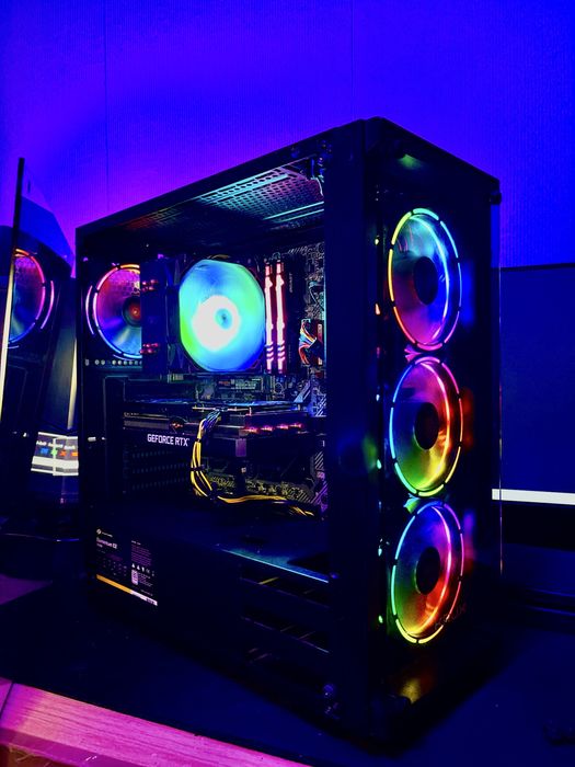 Komputer Gamingowy RTX 3070 | Ryzen 5 5600 | B450 tomahawk | RGB