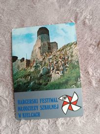 Stara widokówka pocztówka PRL CHĘCINY harcerski festiwal 1979