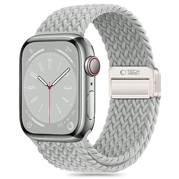 Pasek Tech-Protect Nylon na Apple Watch 40 / 41 / 42 mm - szare