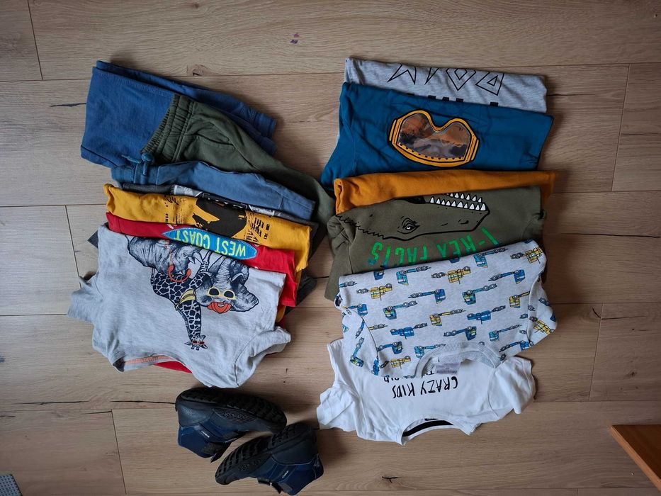 Paka ubrań r.116/122 Coccodrillo H&M spodnie dresowe r.116/122