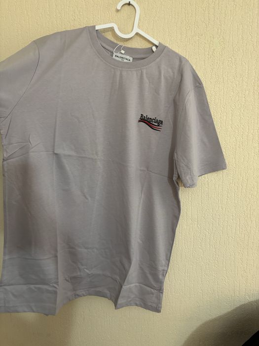 T-shirt balenciaga L szary