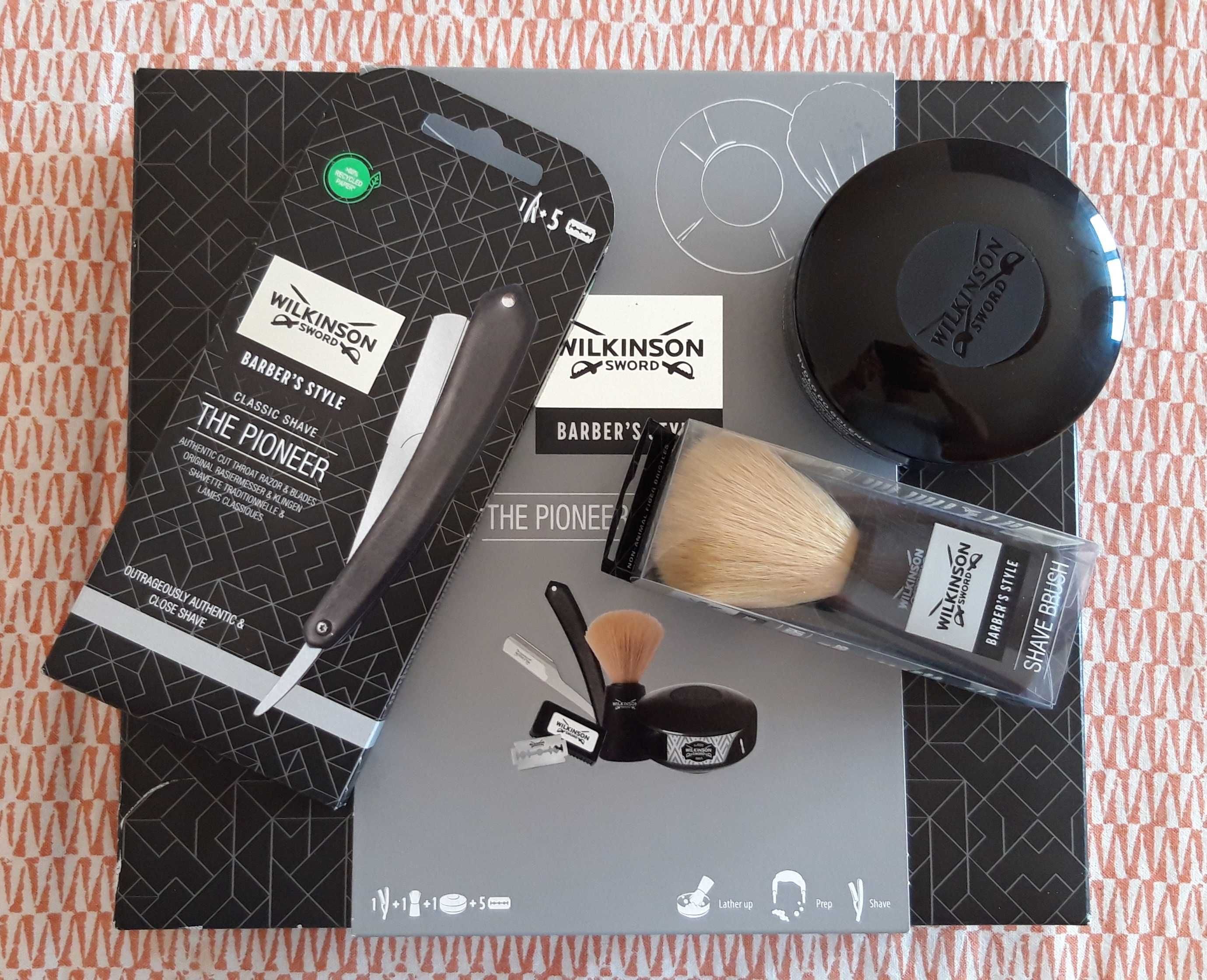 Coffret de barbear WILKINSON com navalha, pincel, ... - Artigo NOVO