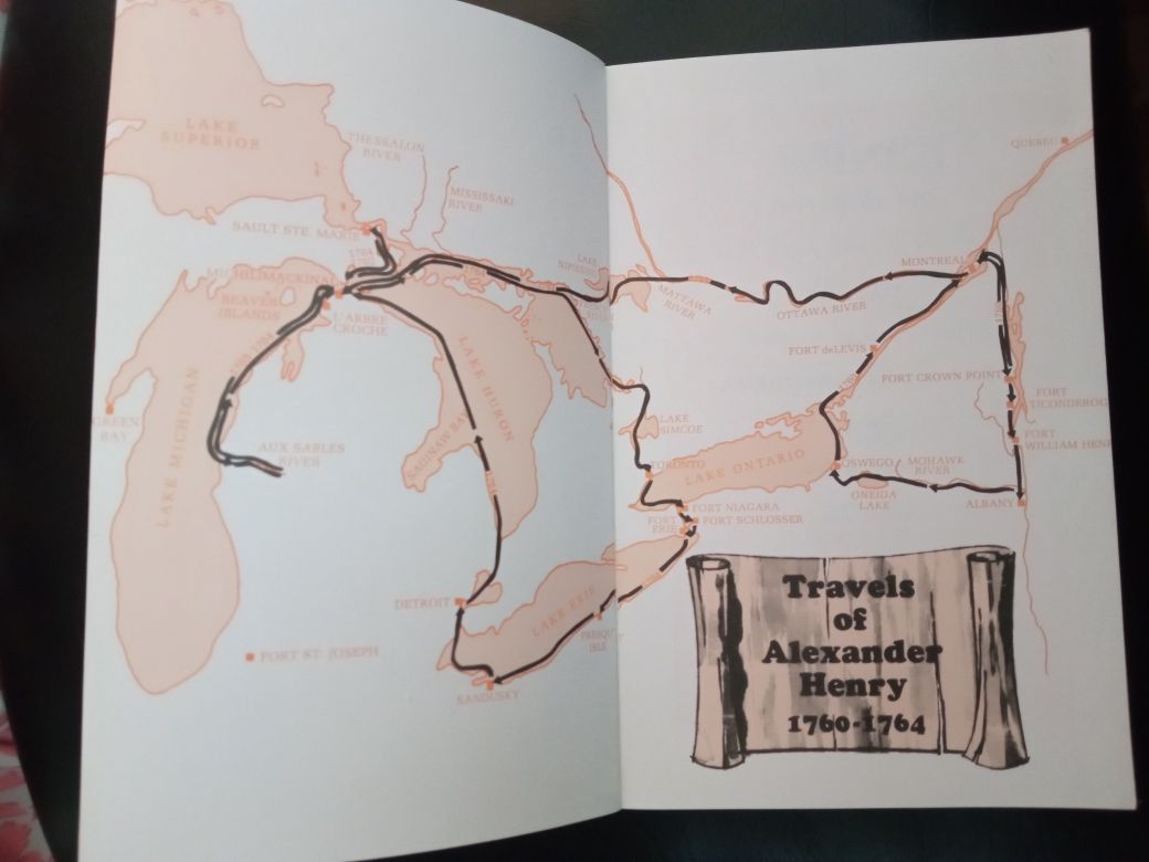 Книга для чтения на английском Travels of Alexander Henry с иллюстрац