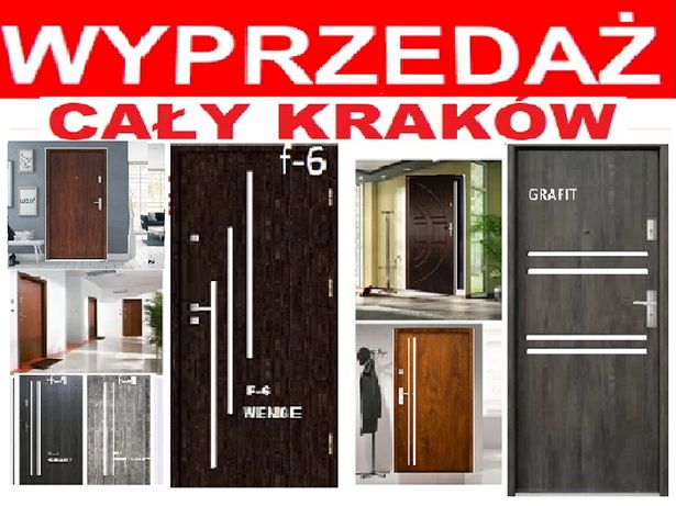 Drzwi ZEWNĘTRZNE-wejściowe z montażem GRATIS ! Cały Kraków