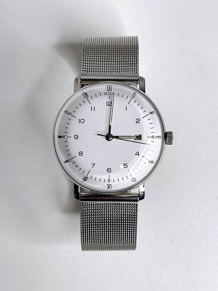 Годинник кварцевий SteelDive у стилі Bauhaus, Junghans Maxboll