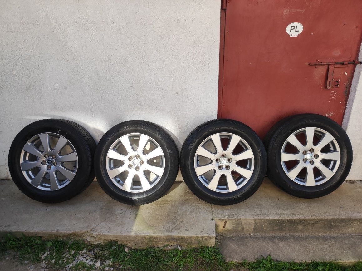 Piękne w Stanie Idealnym Felgi Z Oponami Letnimi 225/60R17