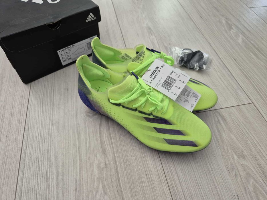 Profesjonalne piłkarskie korki adidas X Ghosted.1 SG EG8263 rozmiar 42