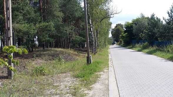 Działkę częściowo zalesioną sprzedam