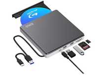 Zewnętrzny napęd Blu Ray DVD  USB 3.0 i Type-C SD/TF