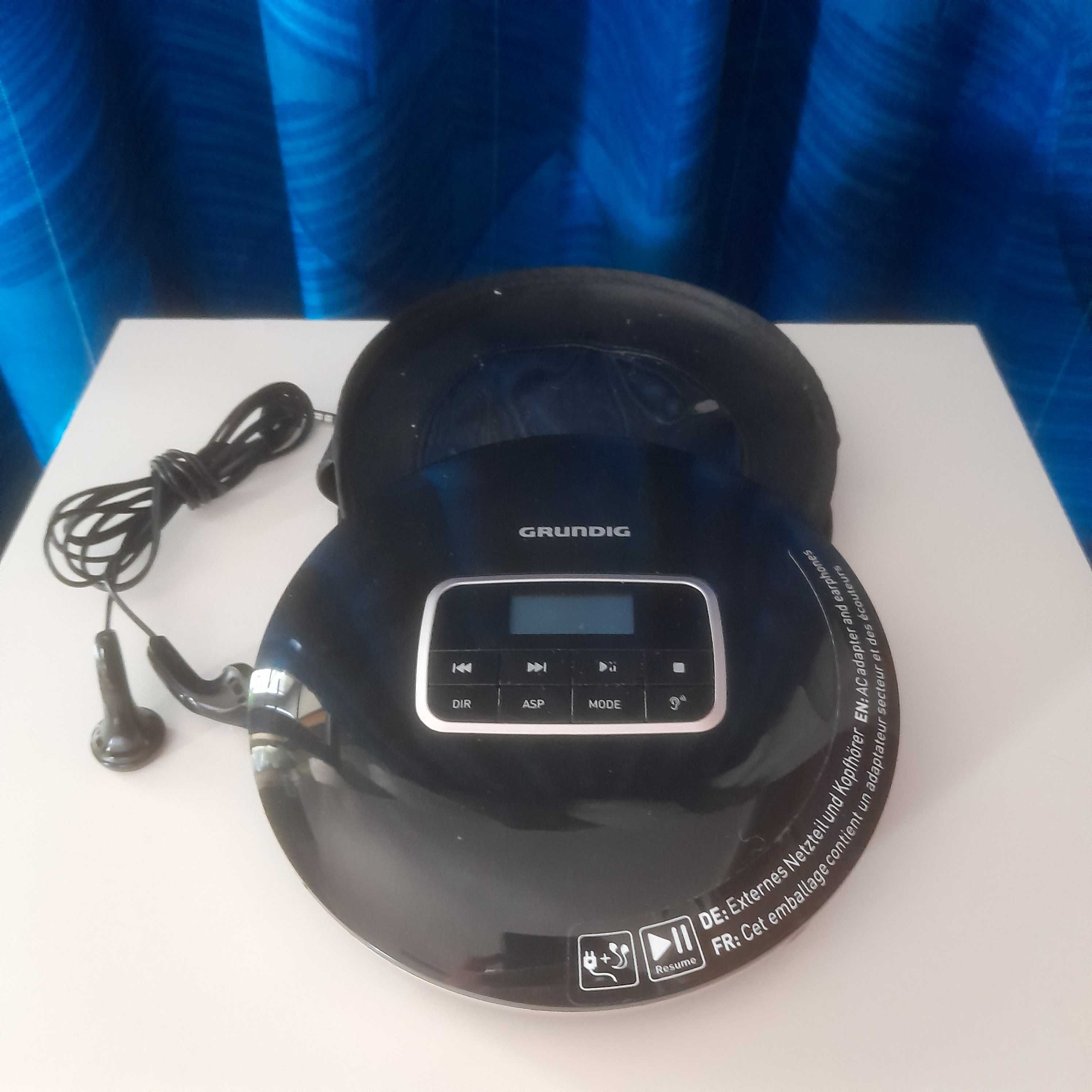 Discman  CD marki Grundig model GCDP 8000. SPRAWNY.
