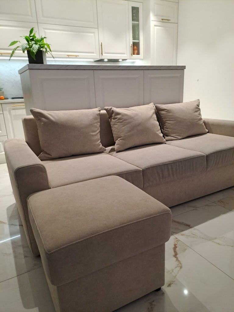 Sofa i pufa do sprzedanie