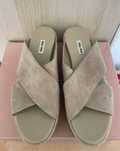 Sandles MIU MIU dessert color