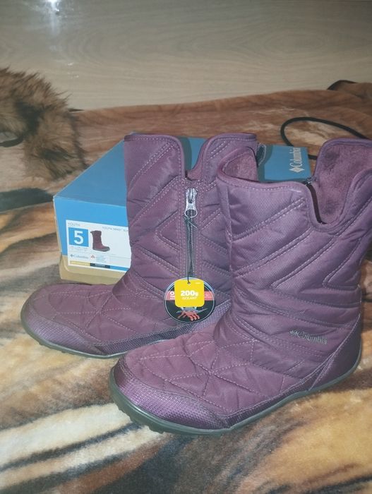 Зимові чоботи чобітки на дівчинку фірми columbia