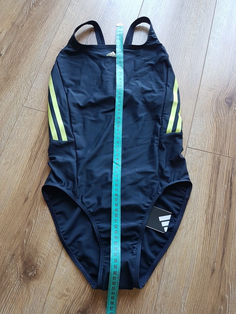 M 38 adidas MID 3-stripes swimsuit strój kąpielowy jednoczęściowy