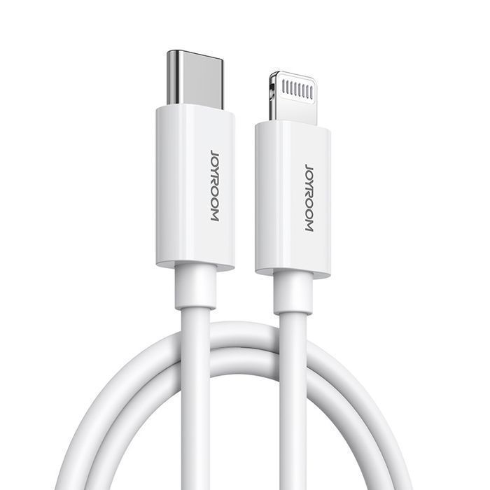 Kabel Joyroom USB Typ C – Lightning 27W PD 1.2M Biały