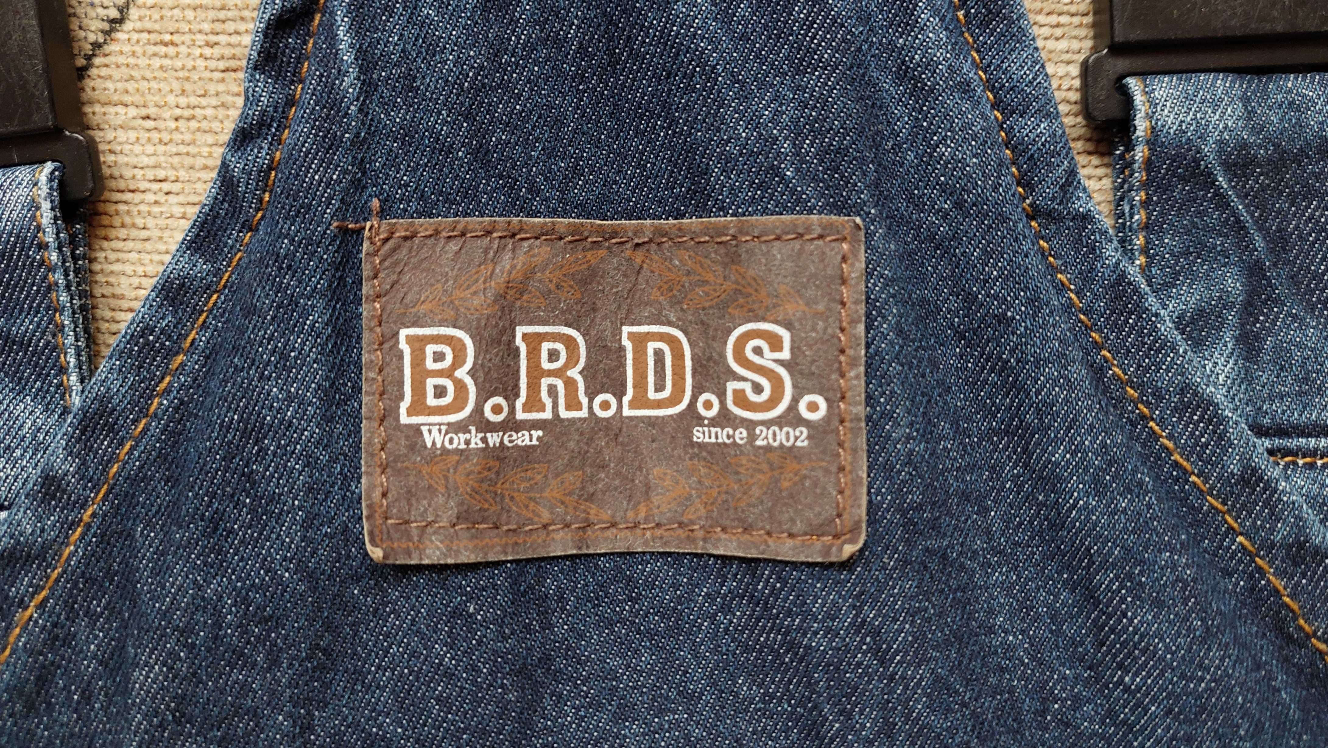 B.R.D.S. Workwear since 2002 комбінезон. Пояс 64 см довжина  106 см