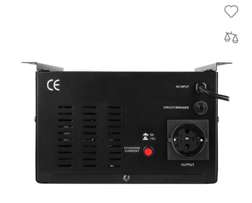 ИБП (ДБЖ) с правильной синусоидой 12V LPY-W-PSW-800VA+ (560Вт) 5A/15A