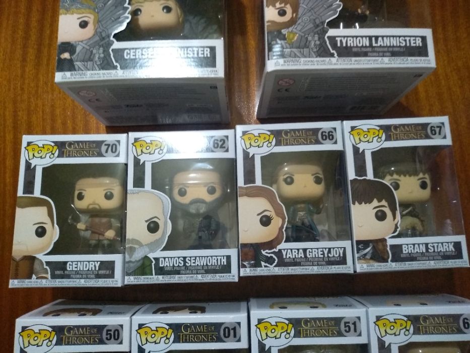 Funko POP Game of Thrones - NOVOS - Só vendo pack completo