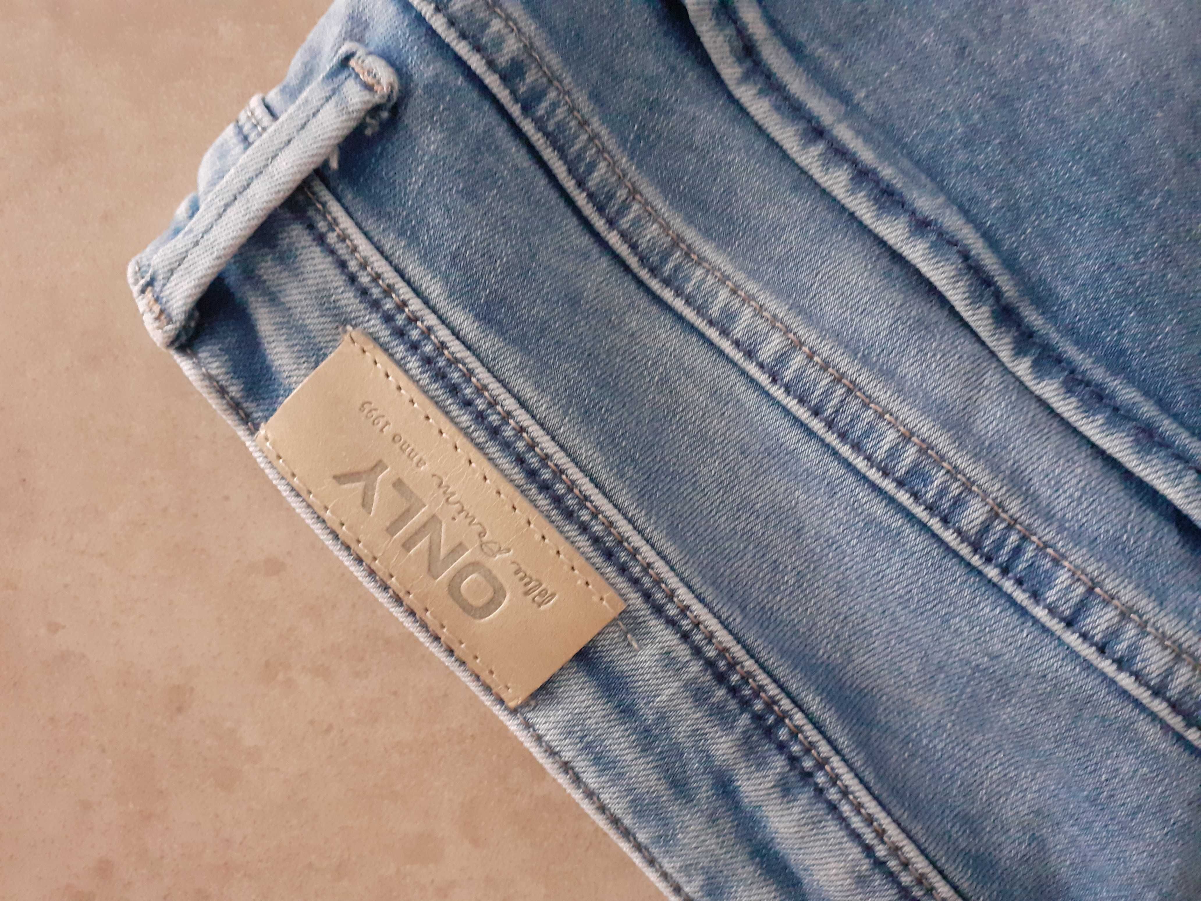 Spodnie, jeansy damskie, ONLY, 28/32, super low skinny