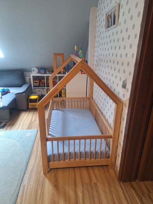 Łóżeczko dziecięce domek 140x80