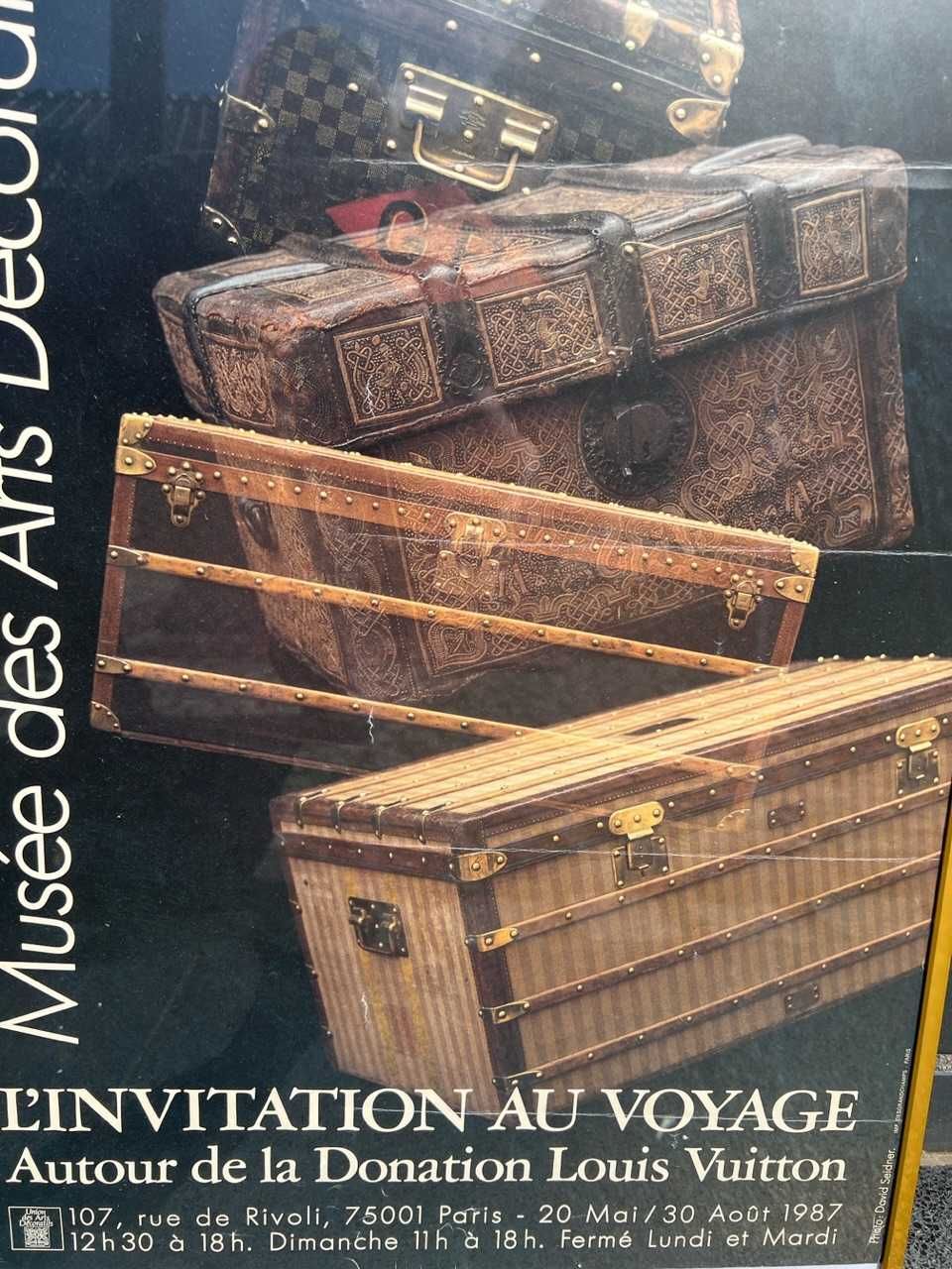 Plakat Louis Vuitton z 1987 Musee des Decoratifs