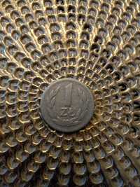 Moneta 1 złotych z 1957 roku PRL