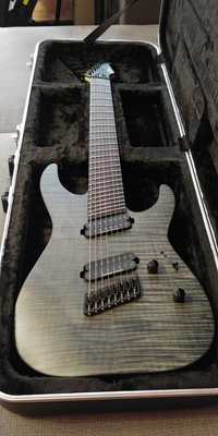 Gitara elektryczna ośmiostrunowa ESP LTD M-1008 MS STBS + case Gator
