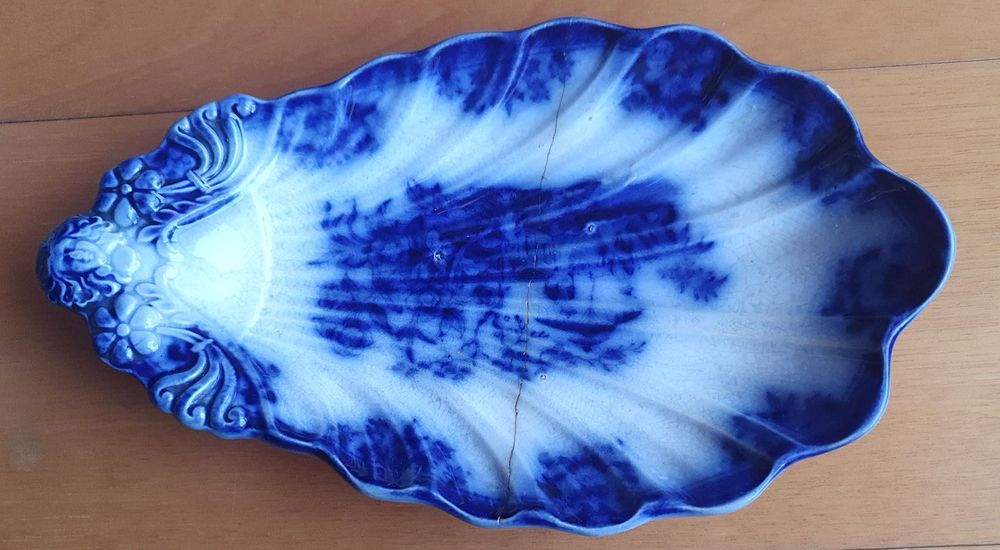 Concha para condimentos - Loiça Davenport - mais de 150 anos