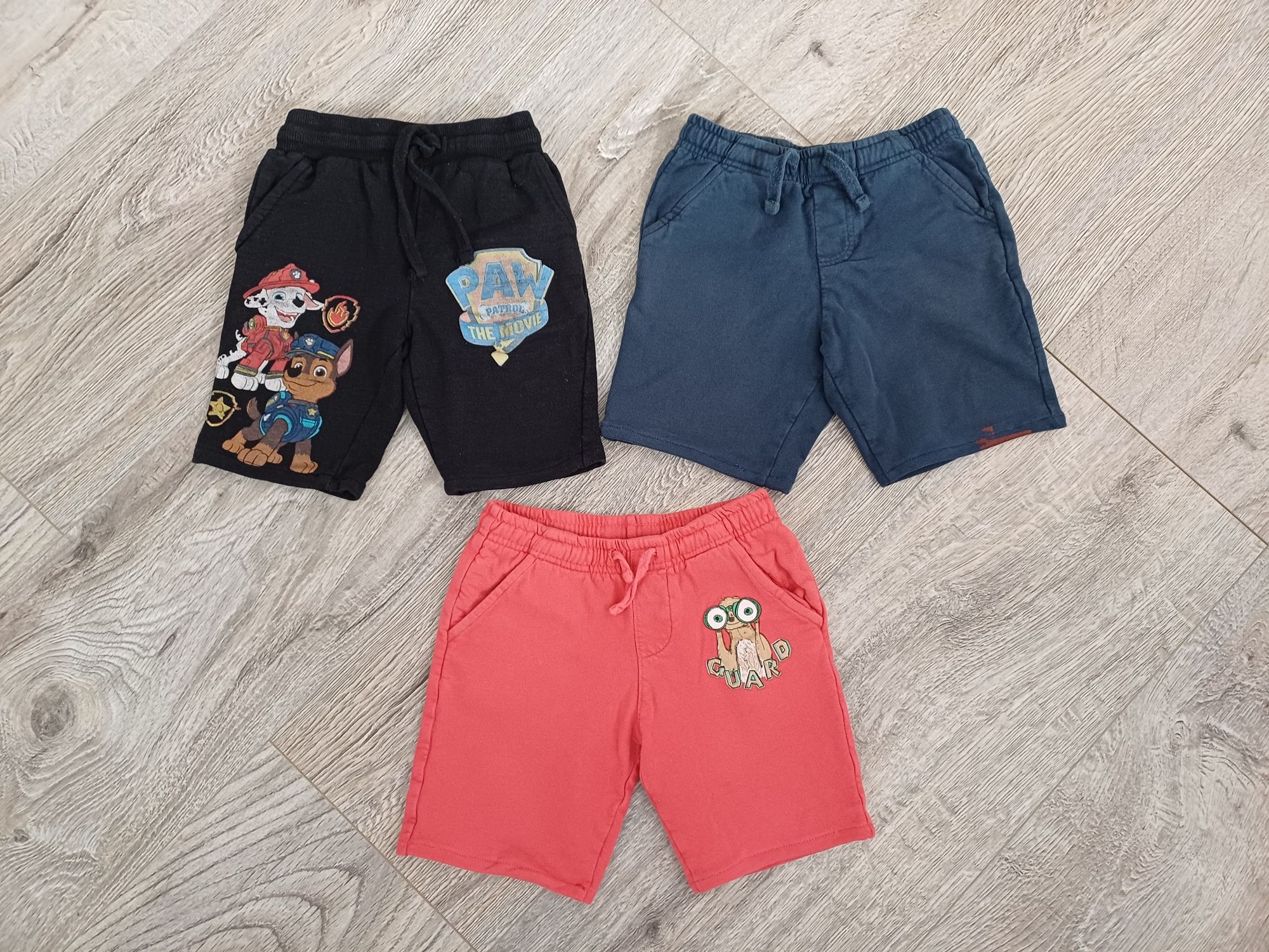Zestaw 3 szt. szorty krótkie spodenki 104