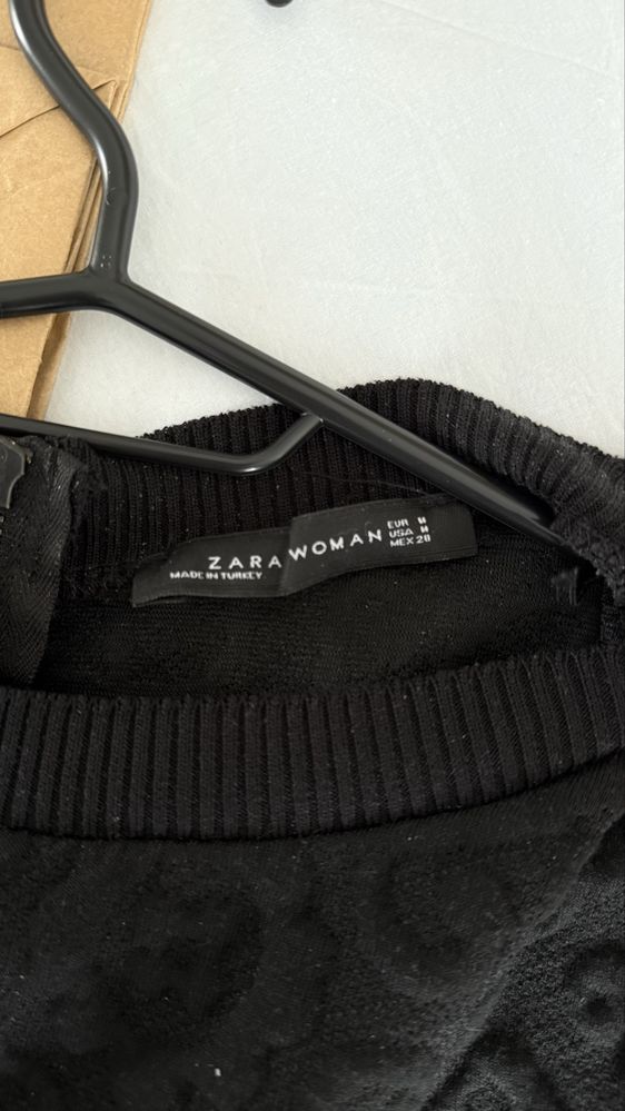 Фактурна міні сукня zara