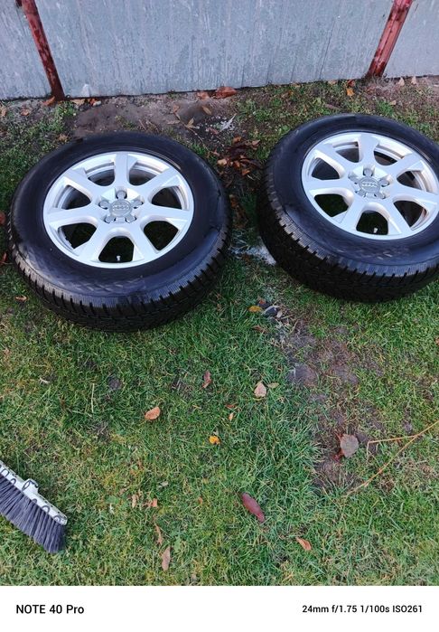 Koła do audi Q5 alufelgi wraz z oponami 235/65/r17. Opony z 2024r