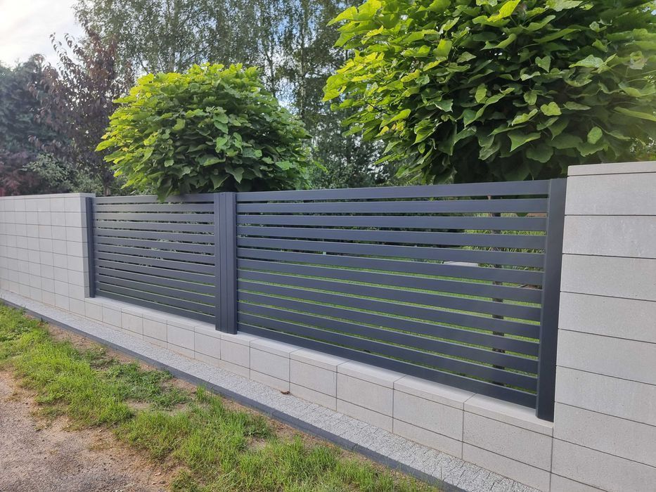 Ogrodzenie palisadowe lamele poziome palisada pozioma PRODUCENT!