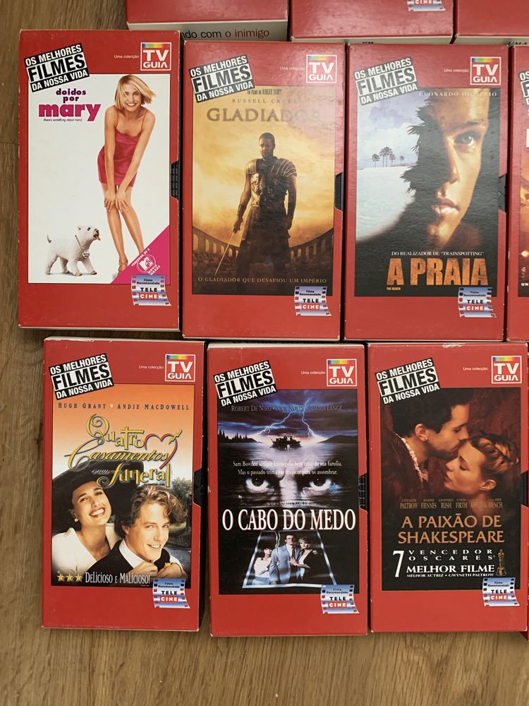 Vendo coleção de filme vhs novos