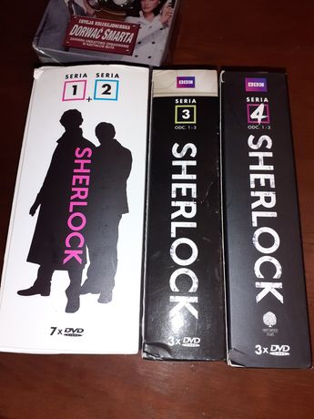 Sherlock Holmes DVD Cumberbatch 4 sezony
