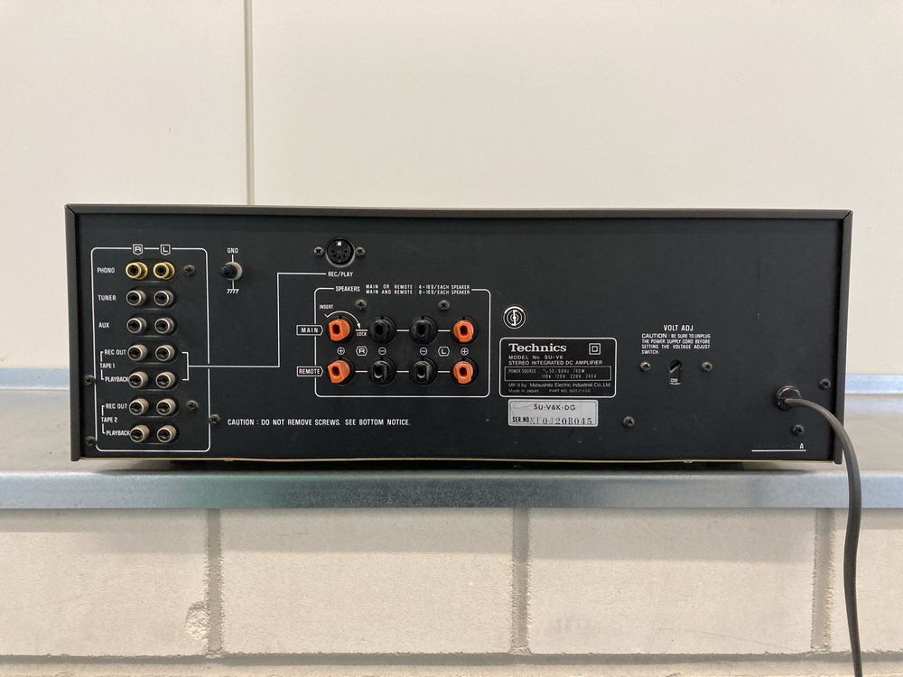 Technics - SU-V6 - New Class A - Made in Japan - stan kolekcjonerski