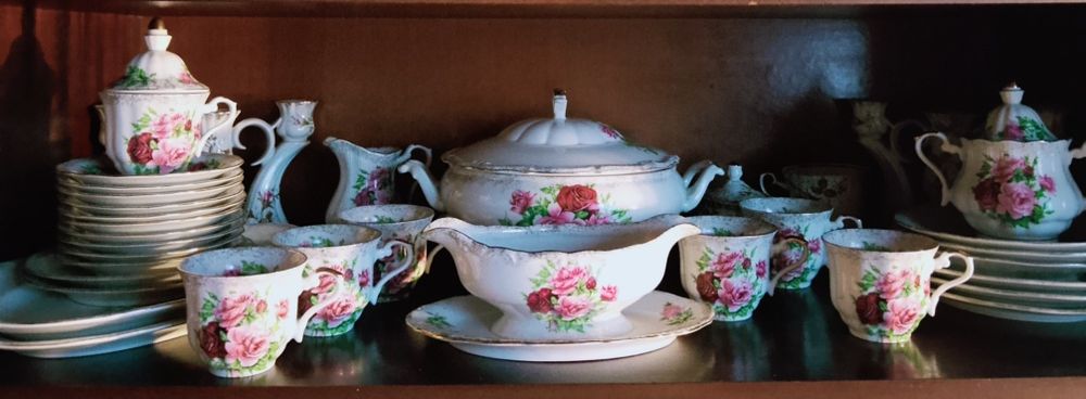 Serwis Porcelana Chodzież Zestaw