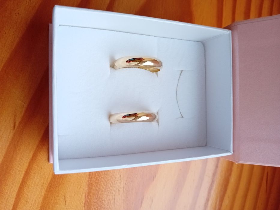 Nowe bogate kolczyki złote koła 2.5cm pr 585