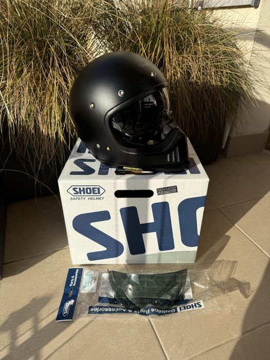 Kask motocyklowy SHOEI EX-ZERO MATTE BLACK L + gratis dymiona szyba
