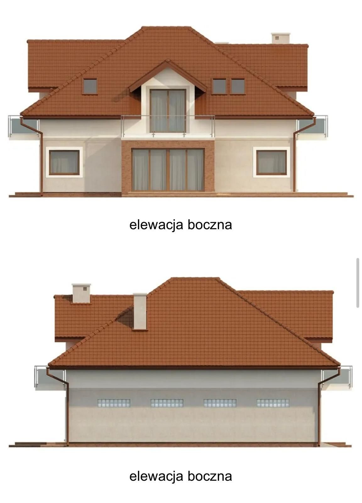 Nowoczesny dom w stanie surowym z potencjałem na apartamenty gościnne*