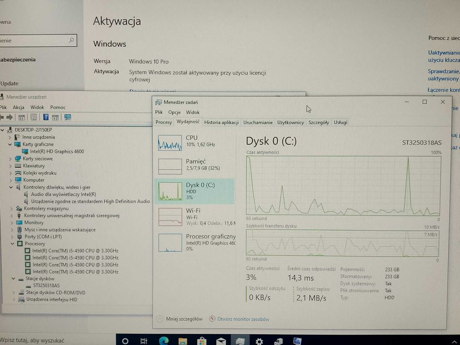 Komputer DELL optiplex I5-4590