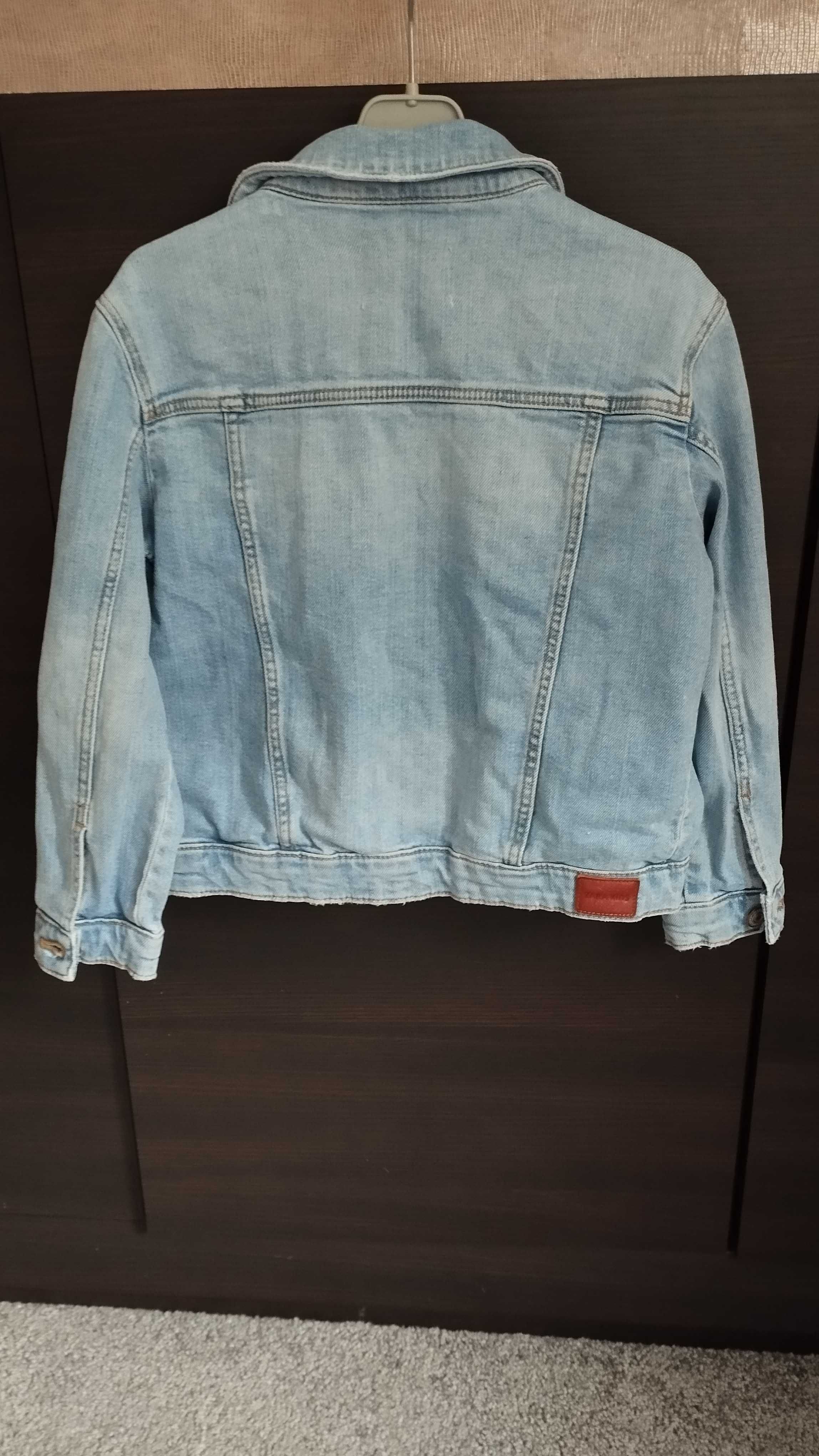 Zara kurtka jeansowa dziewczęca 134